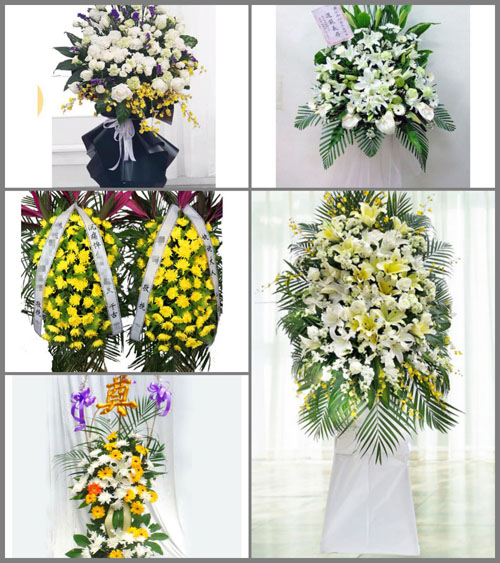 福建福州长乐市湖南镇白事花篮预定